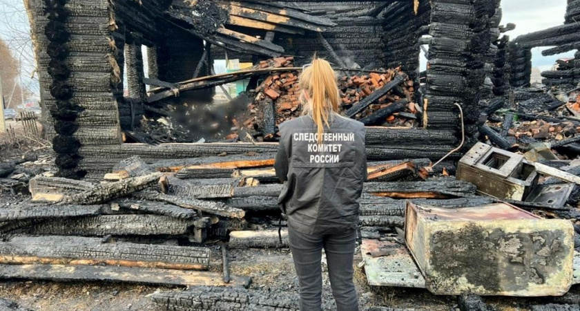  В Кировской области огонь унес жизнь женщины