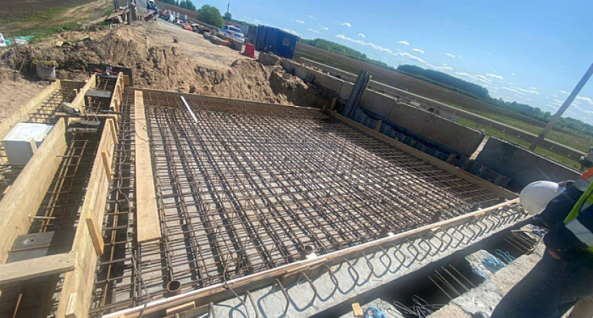 Ремонт моста через реку Шуда идет с опережением графика