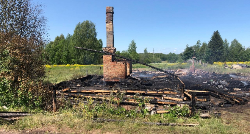 В Кировской области огонь унес жизнь мужчины