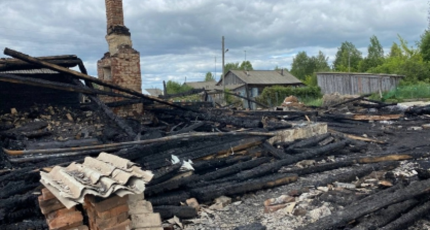 В Кировской области на пепелище нашли два обгоревших трупа