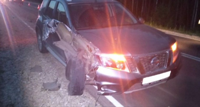 В Кировской области столкнулись Nissan и мотоблок: погиб человек