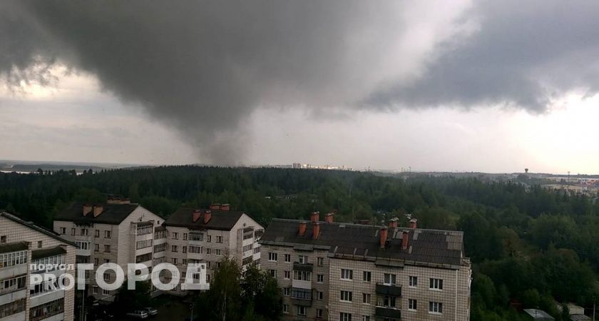 Торнадоопасная ситуация: в Кирове прогнозируются смерчи, шквалы и град