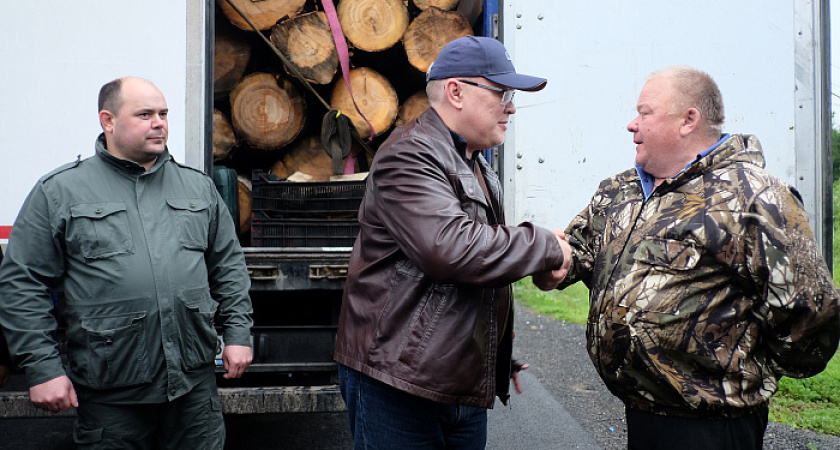 Кировская область направила в Белгородскую область 150 кубометров древесины