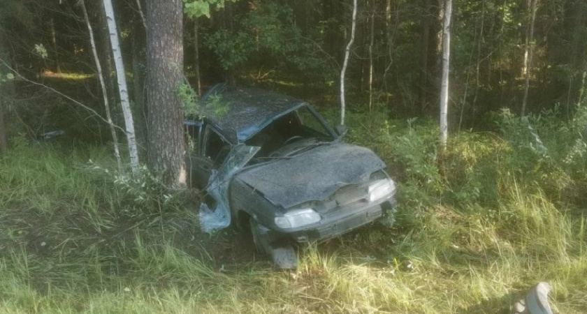 На трассе "Вятка" пьяный 18-летний бесправник на "ВАЗ" угодил в кювет: пострадала девочка