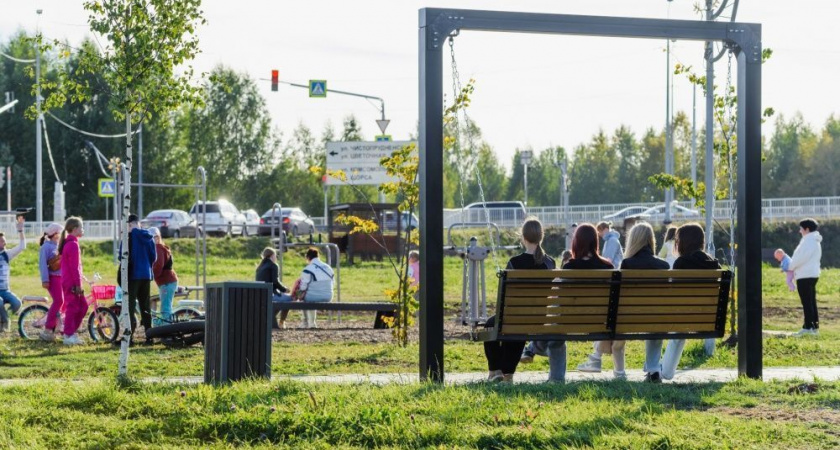 В Чистых прудах в Кирове появилась новая зона отдыха 