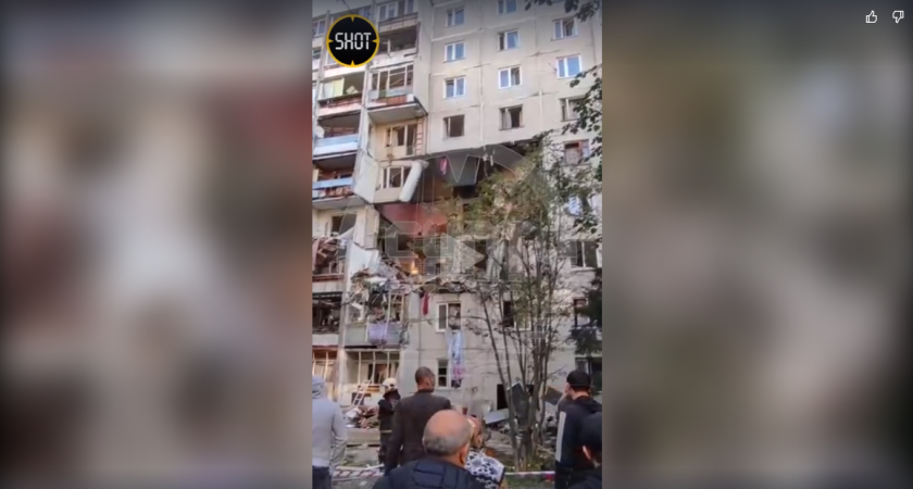 Из-за взрыва газа в многоэтажке в Балашихе люди оказались под завалами