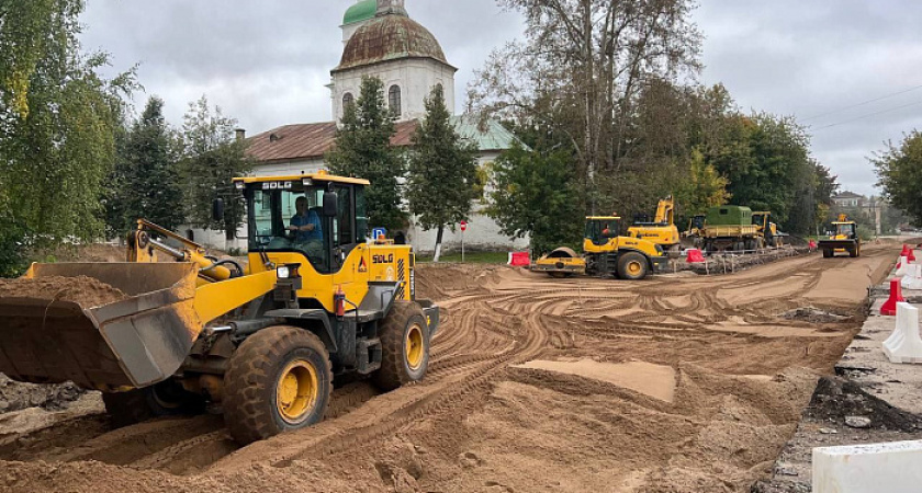 Ремонт улицы Екатерининской планируют закончить к 30 октября