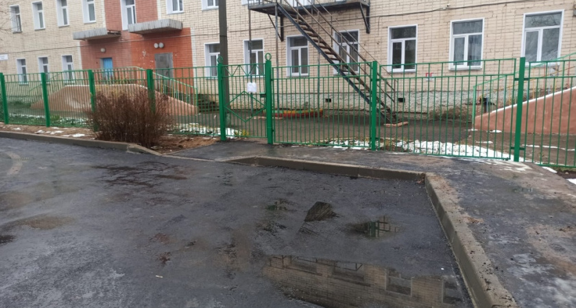 В Кирове благоустроили территорию детского сада № 198