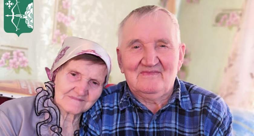В Немском районе супруги Штины отметили 65 лет совместной жизни