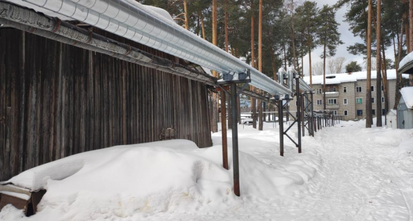 "Т Плюс" построила в Каринторфе новую надземную теплотрассу