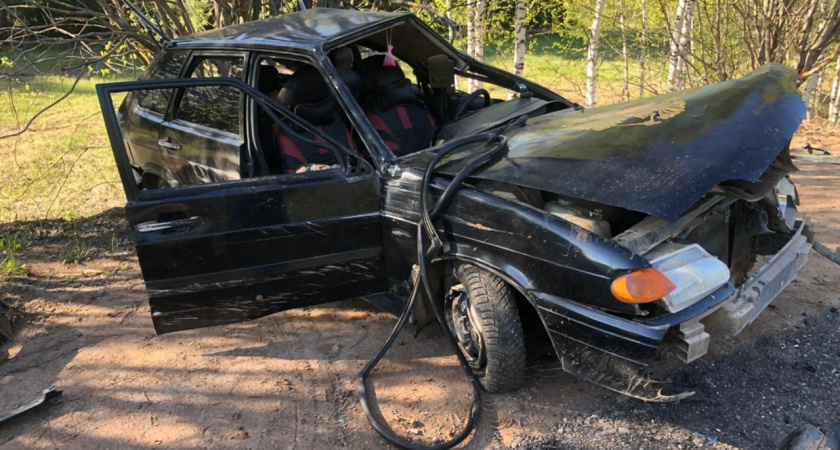 В Уржумском районе водитель ВАЗ вылетел в кювет, едва не погубив пассажира