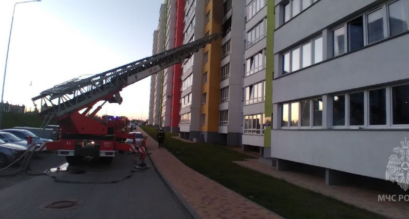 В Кирове произошел пожар в многоэтажке на улице Анжелия Михеева