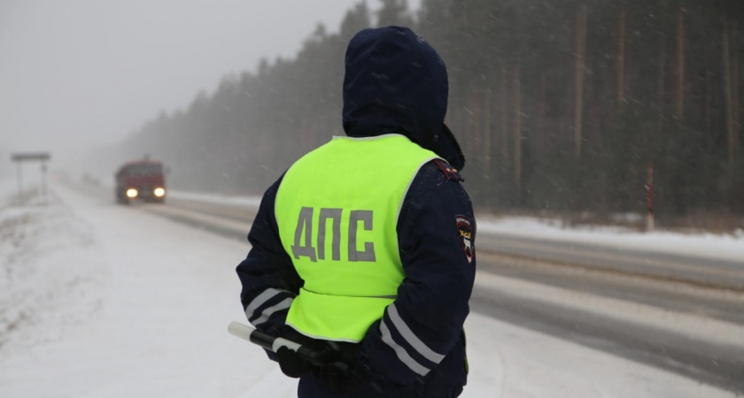 В Малмыжском районе из-за непогоды ограничили движение по трассе Казань – Пермь