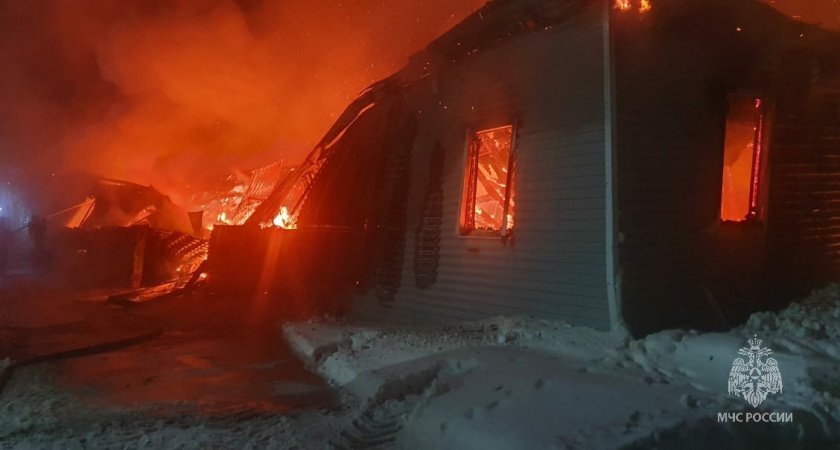 Тела шести мужчин нашли на месте сгоревшего барака в Республике Татарстан