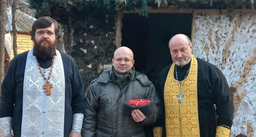 Священники Вятской Епархии навестили кировских бойцов в зоне СВО