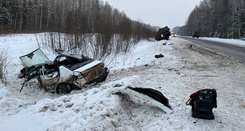 Годовалый малыш скончался после страшного ДТП с грузовиком в Куменском районе
