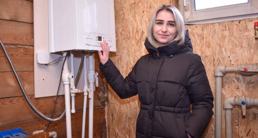 Дом семьи участника СВО газифицирован в городе Белая Холуница Кировской области