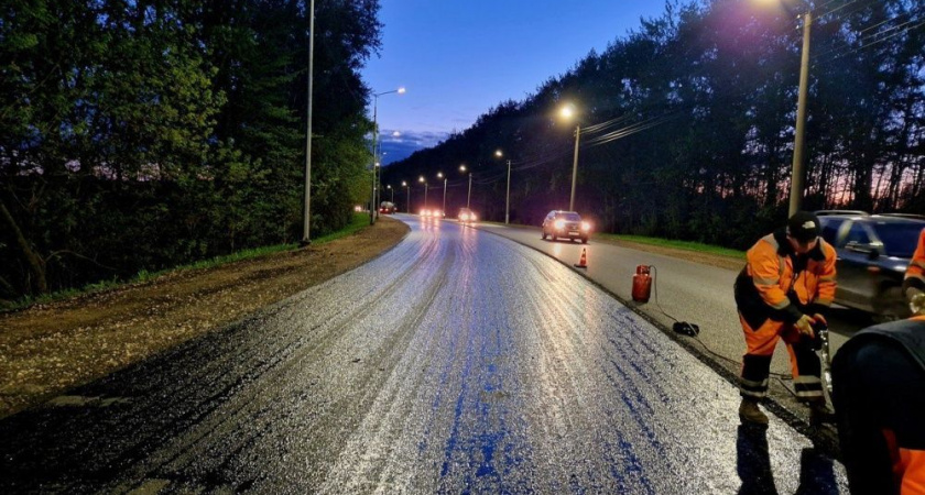 Улицу Проезжую будут ремонтировать только по ночам, заявили в мэрии Кирова