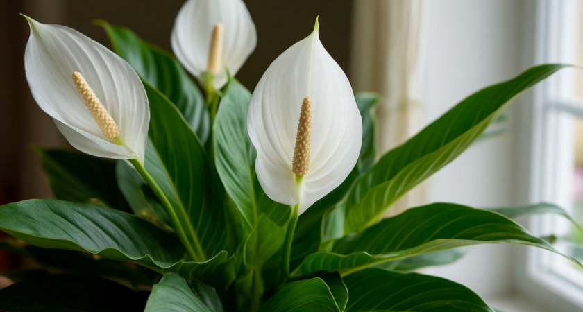 1 стакан под корень – и спатифиллум круче яхты Абрамовича: выпустит десятки белоснежных парусов на радость всем домашним
