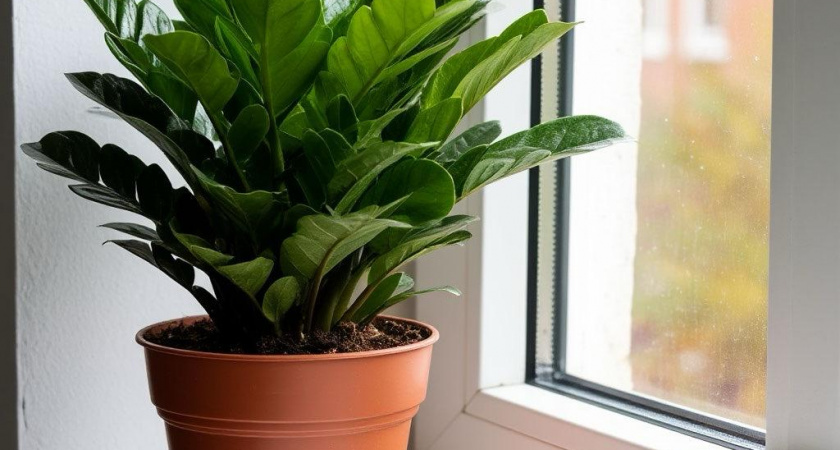 3 пшика на листья замиокулькаса - и они снова сочные и мощные: больше не желтеют и не вянут