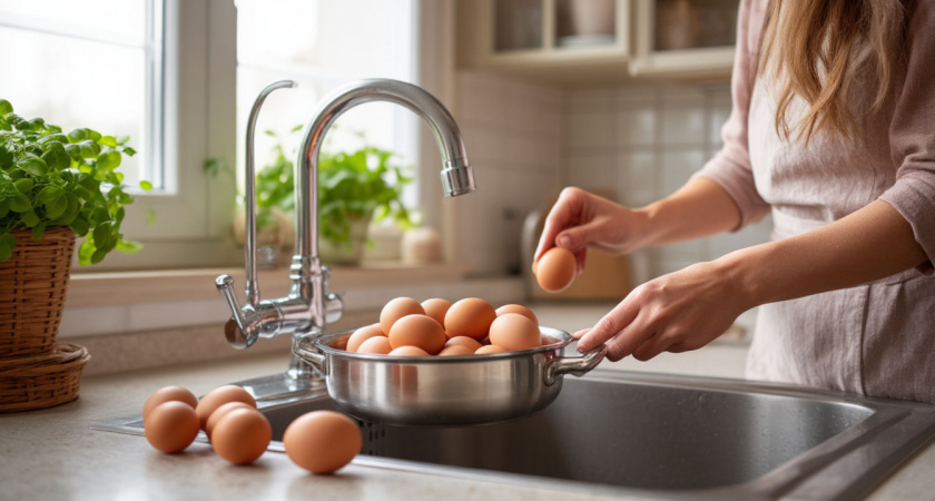 Почему нельзя класть яйца после варки в холодную воду - запомните раз и навсегда