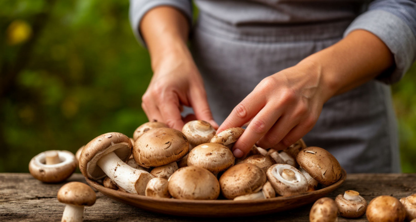 Раньше до ночи мучилась, снимая пленку с маслят: теперь чищу ведро грибов всего за полчаса