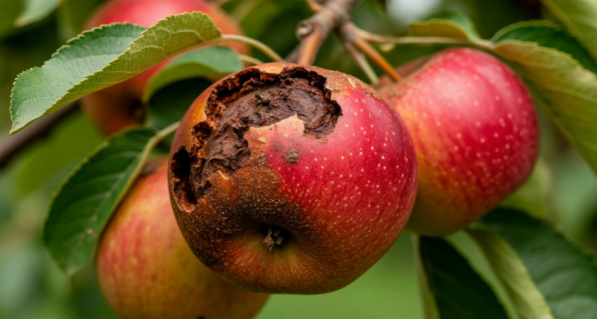 Яблоки гниют прямо на дереве - это монилиоз: как распознать и спасти урожай  