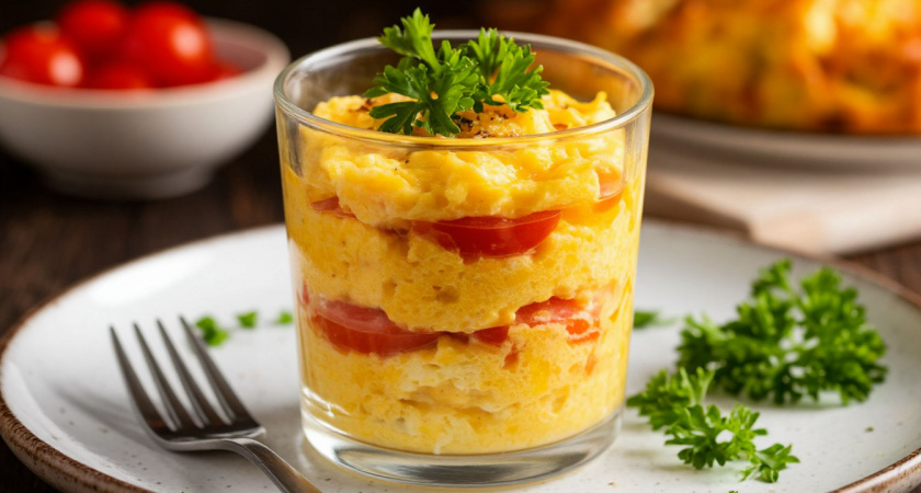 Яичницу на сковородке больше не жарю - беру обычный стакан: получается в миллион раз вкуснее