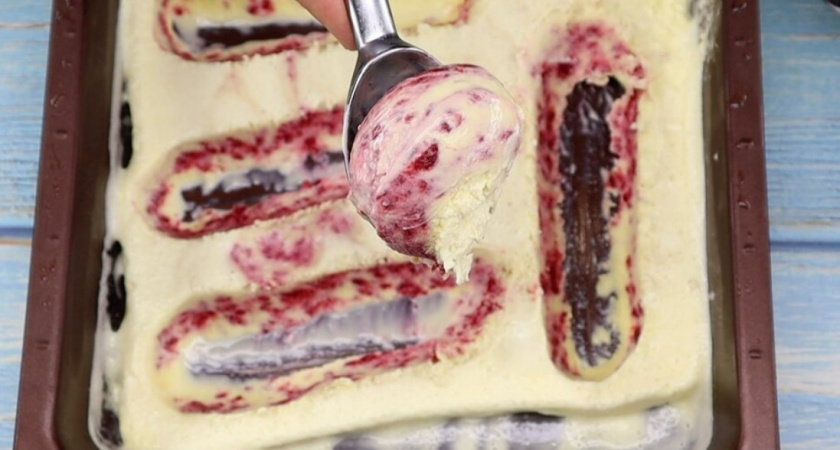 Домашнее малиновое мороженое – всего 3 базовых ингредиента. Рецепт, который вы точно захотите повторить
