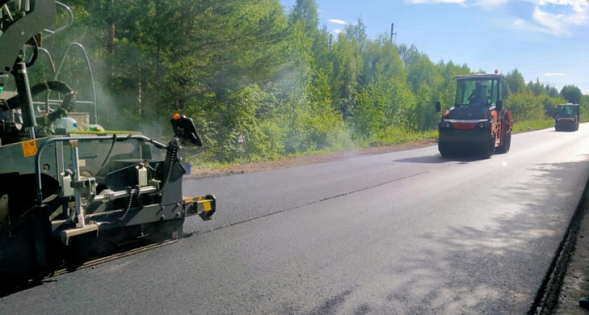В Кировской области ремонтируют дорогу Слободской - Нагорск