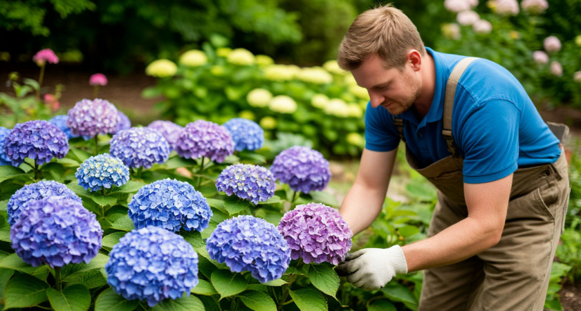 Закапываем это под гортензией - цветет как заведенная все лето: бутоны ринутся в рост до 30 см