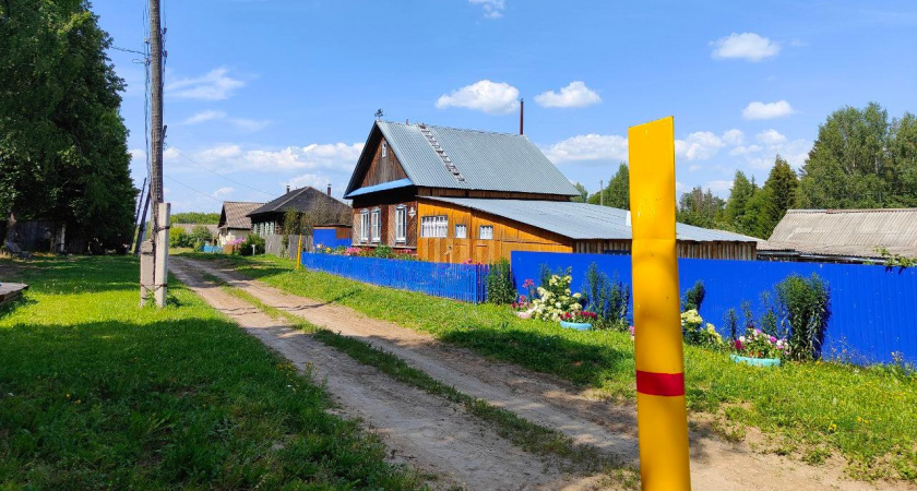 В деревне Адово Кировской области введен в эксплуатацию газопровод