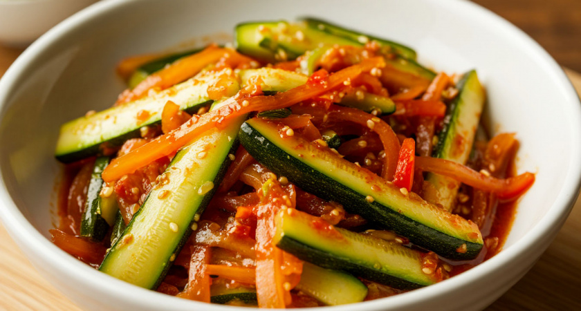 Кабачки по-корейски: самый вкусный рецепт быстрого приготовления 