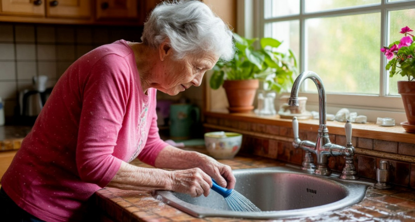 «Зачем старушка кидает непонятный порошок в раковину?»: Гадали все соседи, пока не узнали, что так можно убрать любой засор