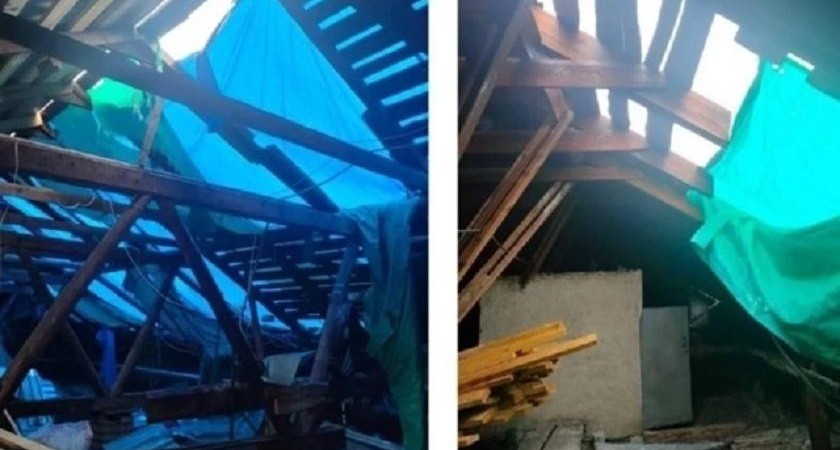 Разваленную крышу кировского дома стали доделывать лишь после указки прокуратуры