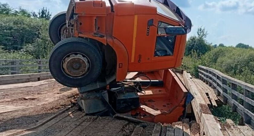 Глава Следкома РФ поставил на контроль вопрос ремонта моста в Фаленском районе после аварии с КамАЗом 