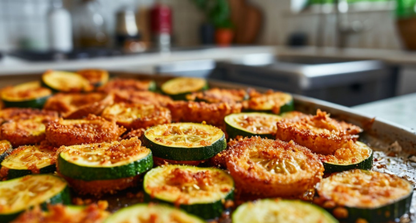 Бабушка научила жарить идеальные кабачки - не подгорают, не расползаются, получаются румяными, сочными и аппетитными