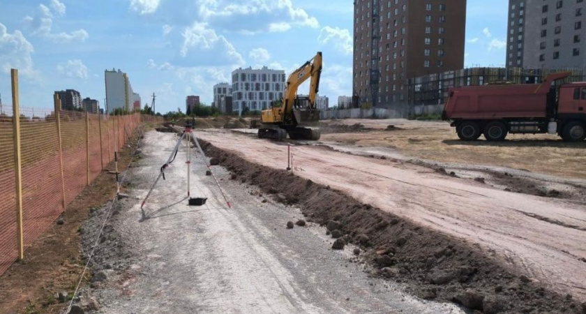 В Кирове начали строительство нового участка улицы Анжелия Михеева