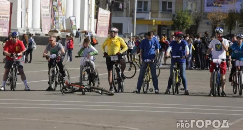 Четыре улицы перекроют в Кирове из-за велопарада