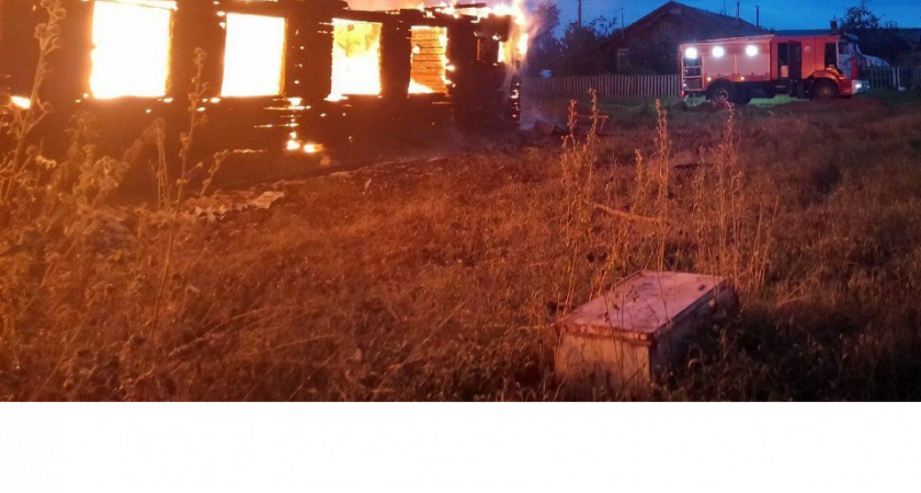 В Котельничском районе пожар в жилом доме унес жизни четырех человек