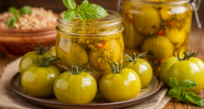 Зеленые помидоры по-грузински: эти банки никогда не остаются на второй год - улетают сразу
