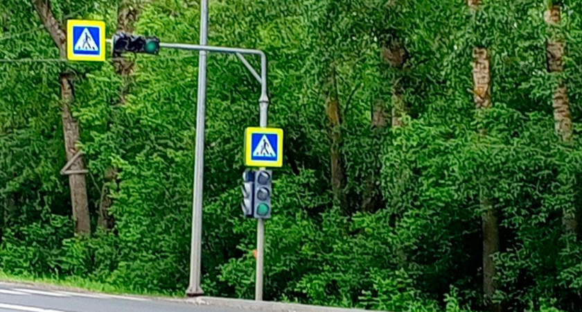 В Кирове на перекрестке улиц Проезжей и Заповедной установлен светофор