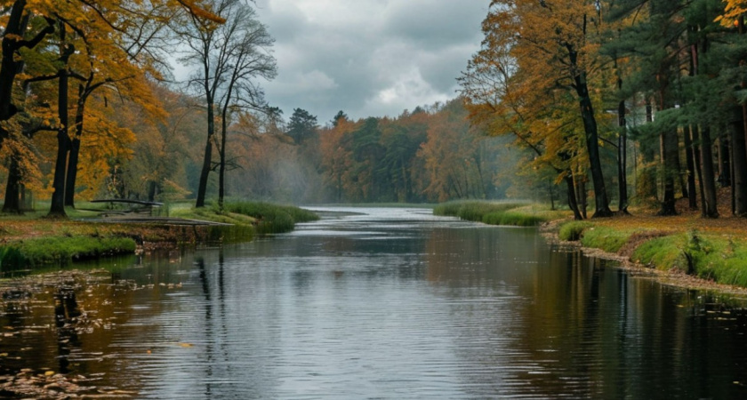 Приехал в Литву - и ошалел: этот поселок отделяет от России всего лишь река - даже наш берег видно