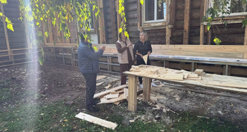 В Белохолуницком районе завершается ремонт Дома культуры