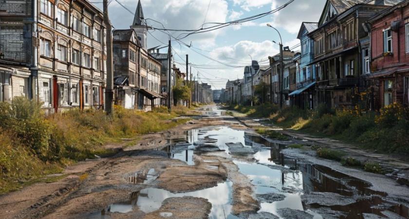 Турист приехал в город Дно - и обомлел: вот как в действительности живут люди в самом матерящемся городе страны 