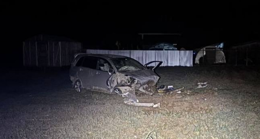 В Нолинском районе бесправник на Suzuki вылетел с трассы и погиб