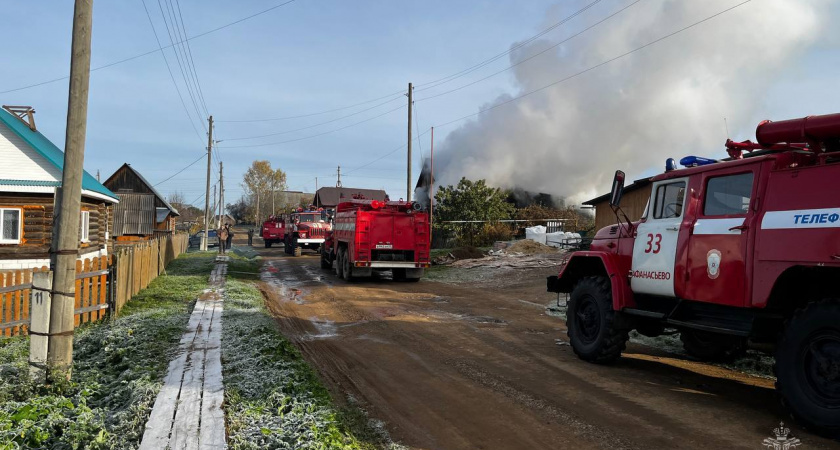В Кировской области за сутки сгорели два жилых дома
