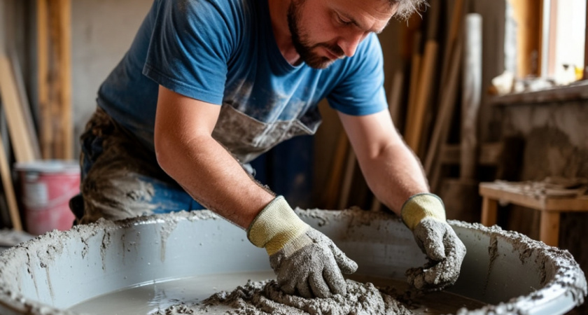 Как замесить такой же прочный бетон, как на заводе: служит долго, не крошится даже спустя 10 лет