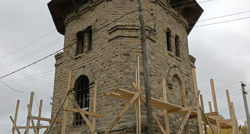 В Кировской области ремонтируют водонапорную башню, которой больше 100 лет