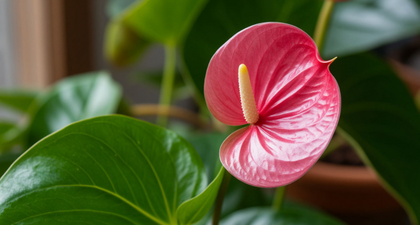 Антуриум зацвел и выпускает новые листья: пошаговый алгоритм, который заставит «мужское счастье» расти как на дрожжах